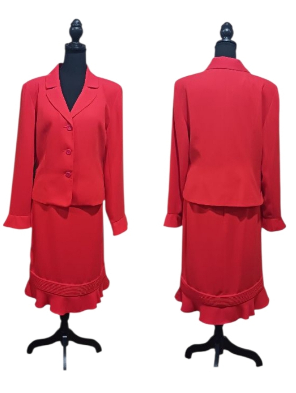 Vintage Giorgio Sant Angelo 2-PC Blazer & Skirt Suit Set